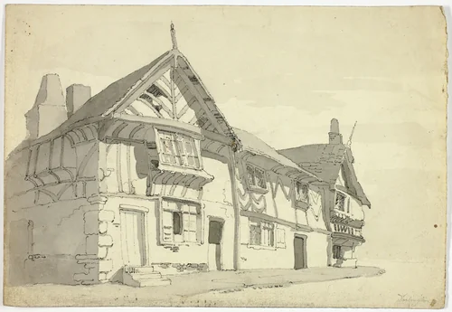 Darlington by Henry Cave, drawing, 1805-1810