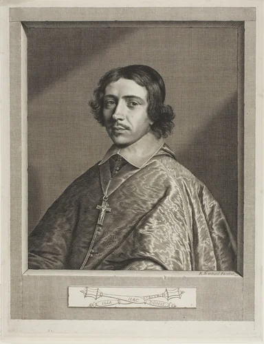 Cardinal de Retz by Robert Nanteuil, print, 1650