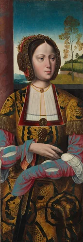 Saint Catherine by Master of the Holy Blood, painting, 1515-1525