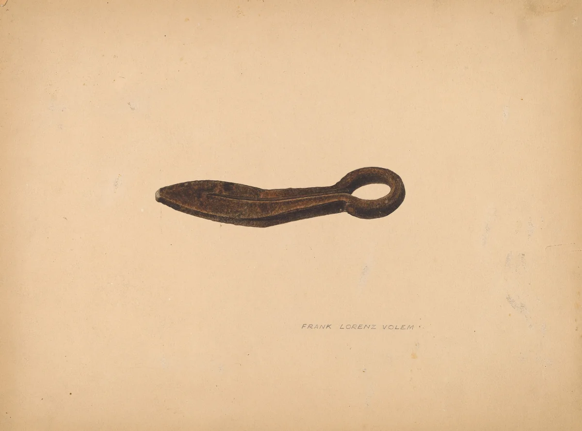 Lumberman's Brailing Pin by Frank Volem, index of american design, 1942