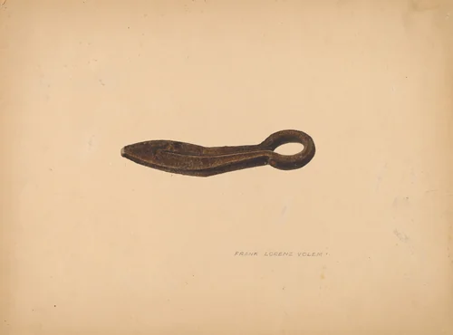 Lumberman's Brailing Pin by Frank Volem, index of american design, 1942