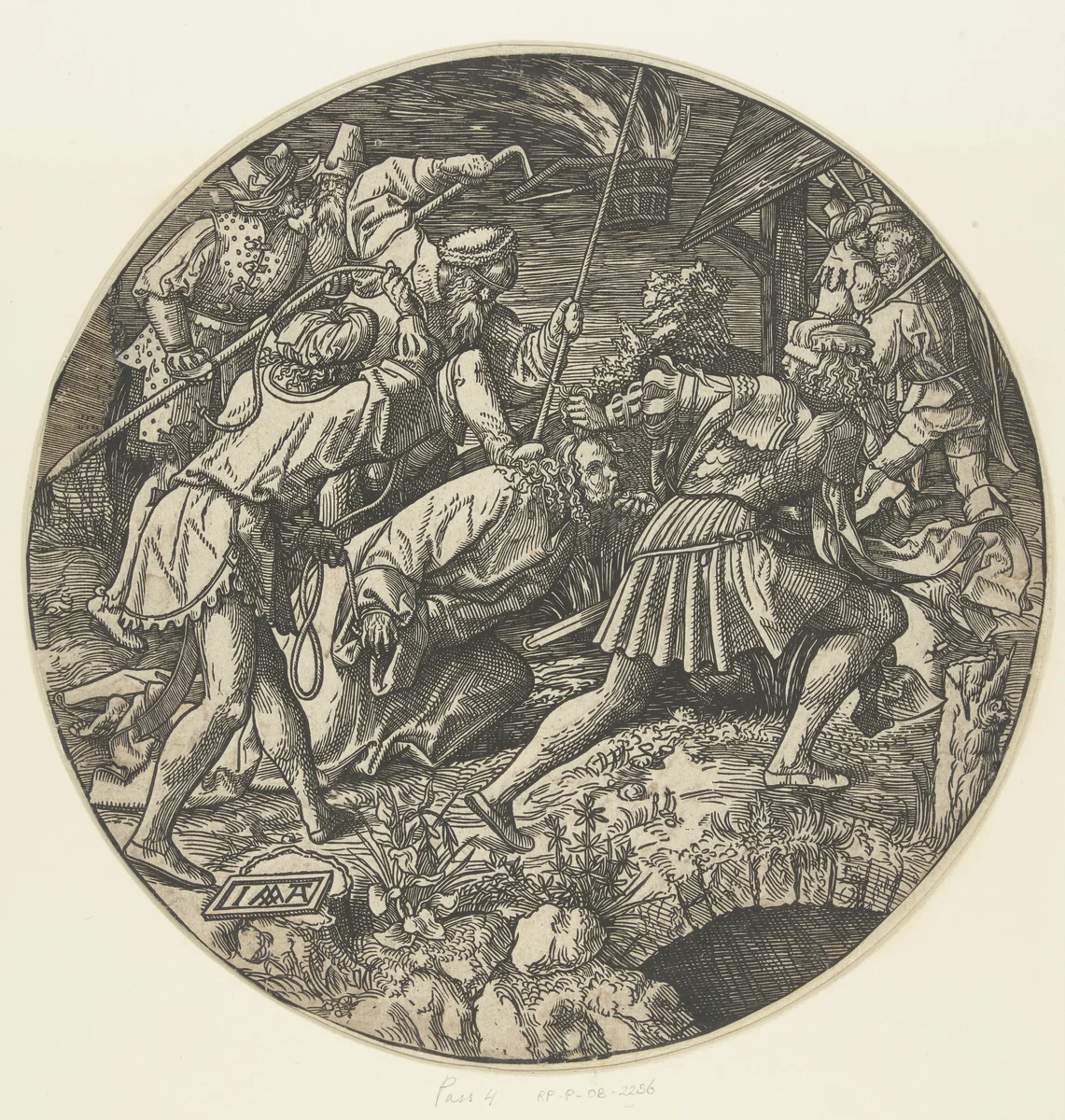 De gevangenneming van Christus by Unknown, print, 1517-1533