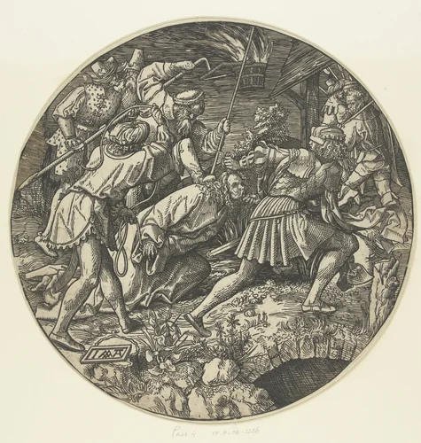 De gevangenneming van Christus by Unknown, print, 1517-1533