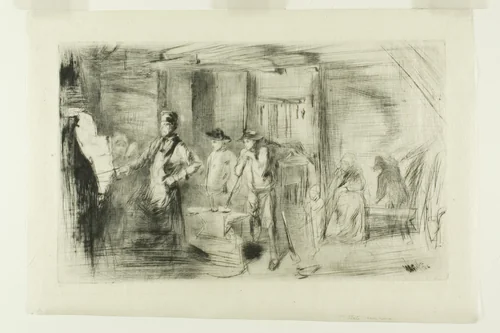 The Forge by James McNeill Whistler, print, 1861