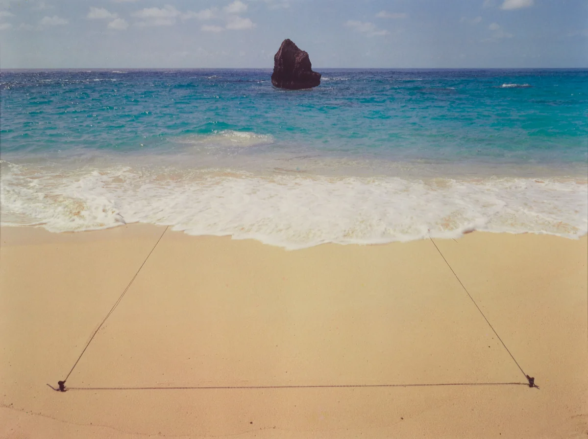 Triangle, Bermuda by John Pfahl, photograph, 1975