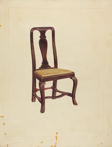 Side Chair by Marian Curtis Foster, index of american design, 1940