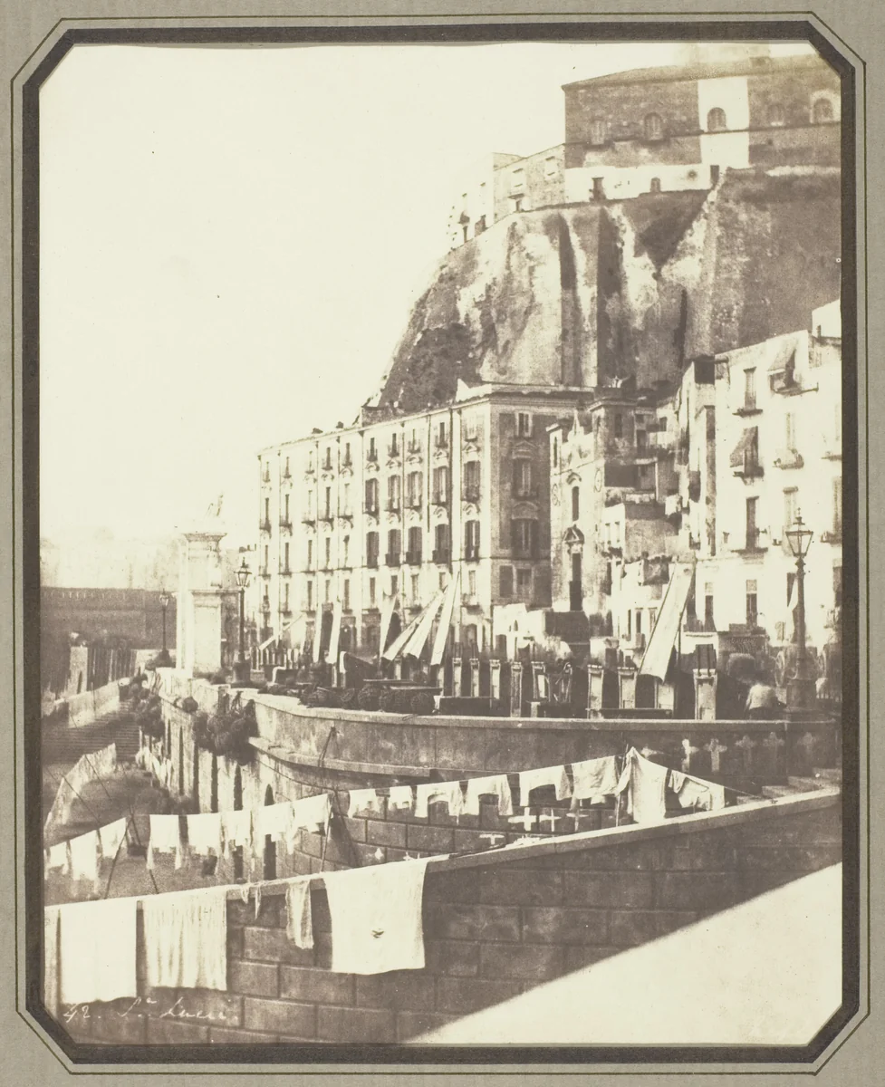 St. Lucia, Naples by Calvert Jones, photograph, 1846