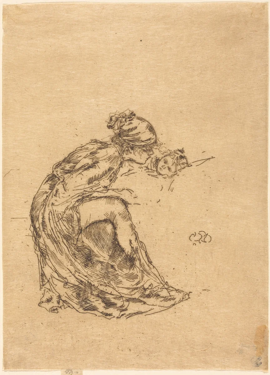 Cameo, No.I by James McNeill Whistler, print, 1834-1903