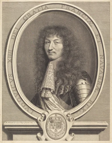 Louis XIV by Robert Nanteuil, print, 1664
