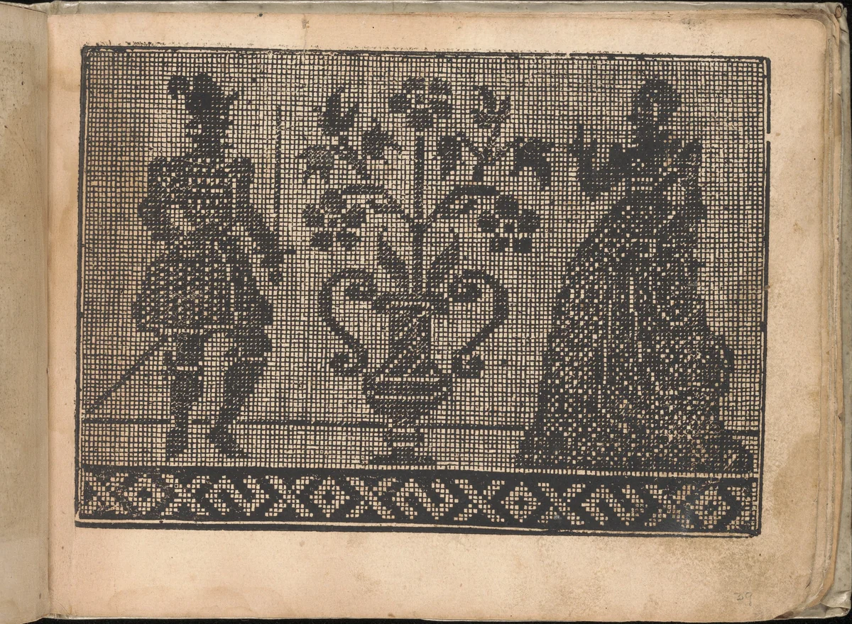 Neu künstlich Modelbuch (page 39r) by Bernhard Jobin, book, 1598