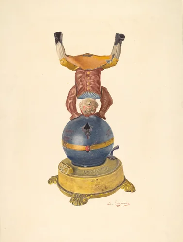 Toy Bank by Sarkis Erganian, index of american design, 1935-1942