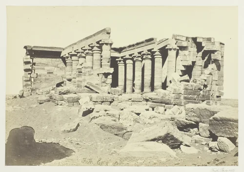 The Temple of Maharaka, Nubia by Francis Frith, photograph, 1857