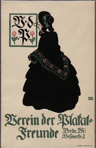 Verein der Plakatfreunde by Lucian Bernhard, design, 1908