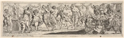 Plate 5 from "Les Grandes Frises" by Pierre Brebiette, print, 1610-1626