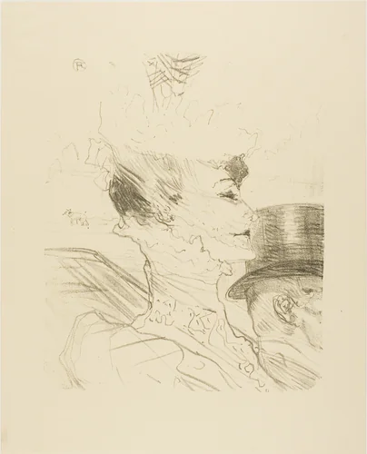 Louise Balthy, from Treize Lithographies by Henri de Toulouse-Lautrec, print, 1898