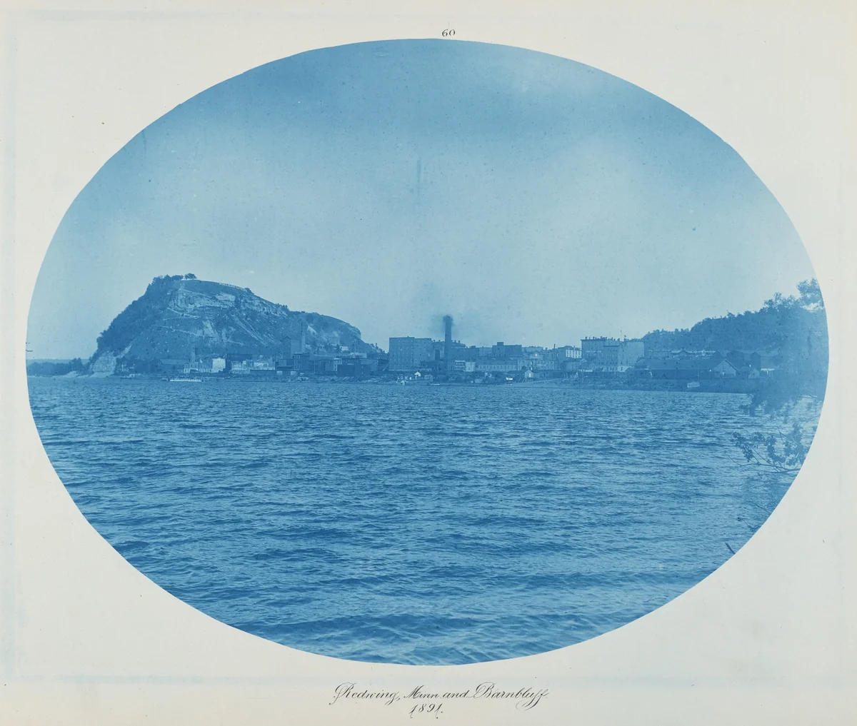 Redwing, Minn. and Barnbluff by Henry Peter Bosse, photograph, 1889