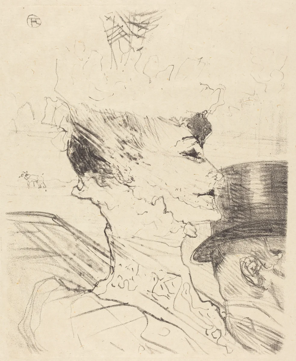 Yvette Guilbert? by Henri de Toulouse-Lautrec, print, 1896