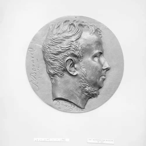 Auguste Simon Louis Berard (1783–1859), French politician, who drew up the "charter" of 1830 by Pierre-Jean David d'Angers, metalwork, 1834