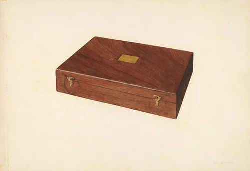 Drawing Instrument Box by Fred Hassebrock, index of american design, 1940