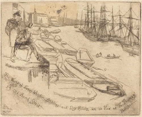 The Little Pool by James McNeill Whistler, print, 1861
