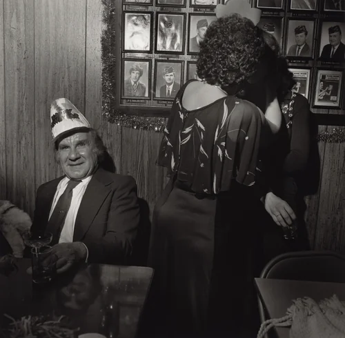 New Year's Eve, American Legion, Bangor, Pennsylvania by Larry Fink, photograph, 1980