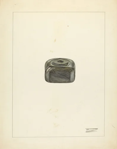 Inkwell by Frank Fumagalli, index of american design, 1940