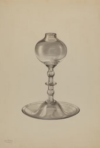 Lamp by Charles Caseau, index of american design, 1938