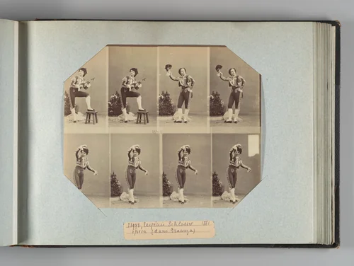 Eugénie Schlosser dans Gracioza by André Adolphe-Eugène Disdéri, photograph, 1861