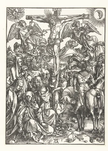 Kruisiging by Unknown, print, 1498