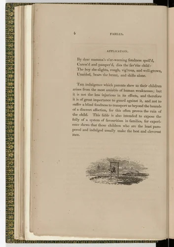 Tailpiece (page 4) from The Fables of Aesop by Thomas Bewick, illustrated book, 1818