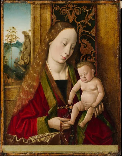 Virgin and Child by Hans Traut, painting, 1495-1505