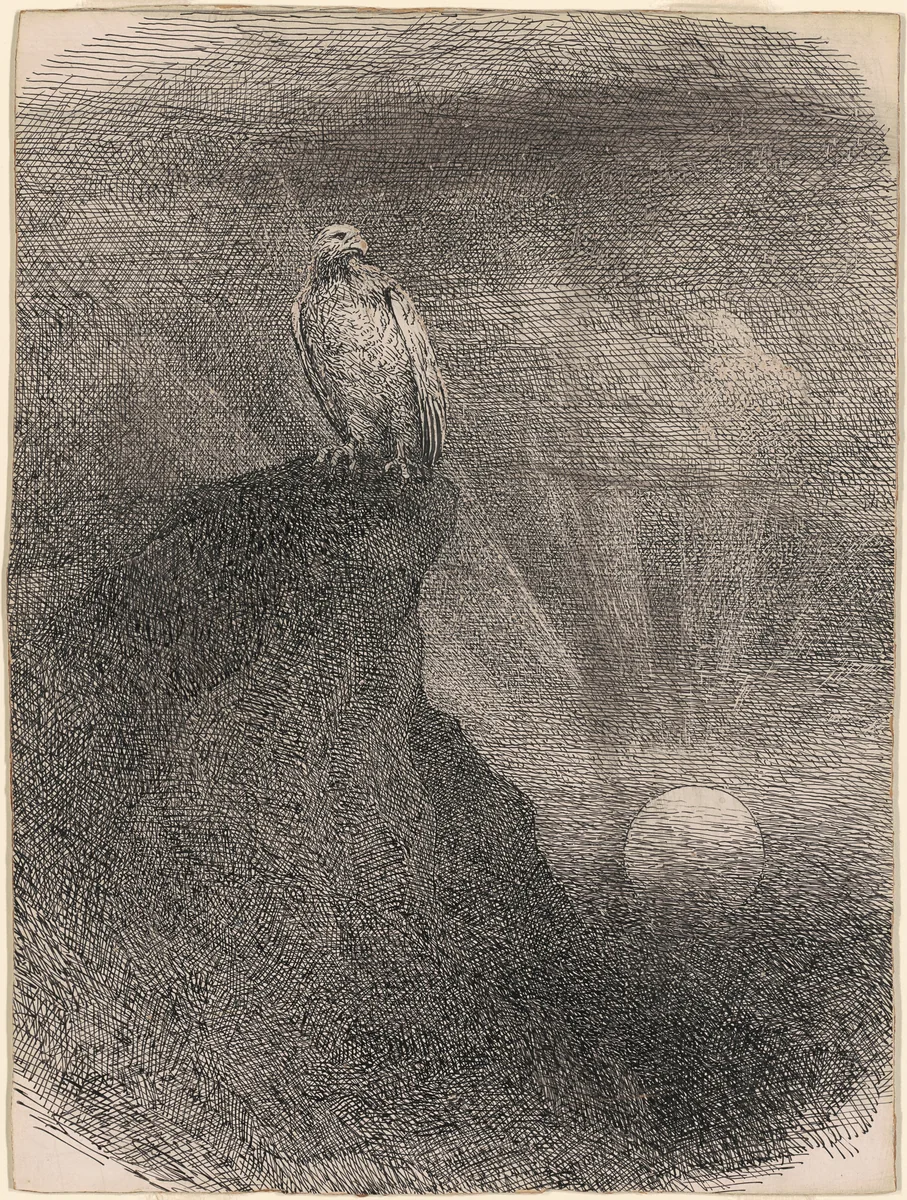 Genius by William Holbrook Beard, drawing, 1865-1895