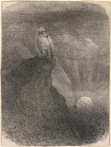 Genius by William Holbrook Beard, drawing, 1865-1895