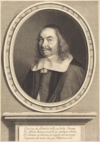 Jean Loret by Robert Nanteuil, print, 1658