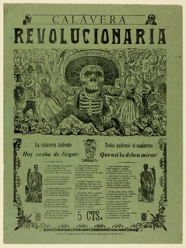 Revolutionary Calavera by José Guadalupe Posada, print, 1905-1915