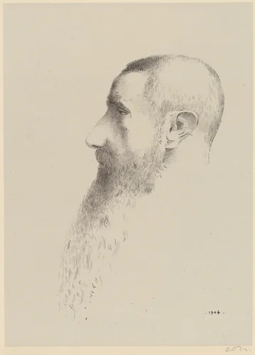 Roger Marx by Odilon Redon, print, 1904