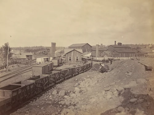 Scranton Terminus, Del. & Hudson Canal Co. by Thomas H. Johnson, photograph, 1858-1868