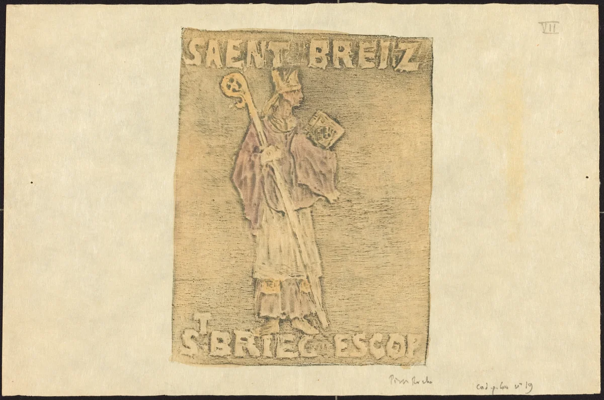 Saint Brieuc by Pierre Roche, print, 1855-1922