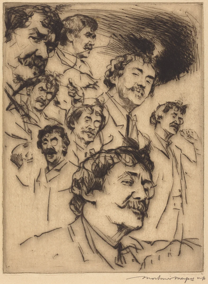 Whistler No. 4 by Mortimer Menpes, print, 1855-1938