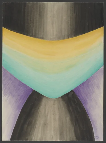Colored Rhythm: Study for the Film by Léopold Survage, drawing, 1913