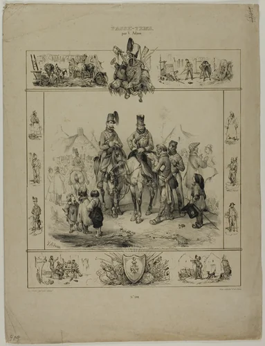 Pastimes by Victor Adam
Carle Vernet, print, 1831