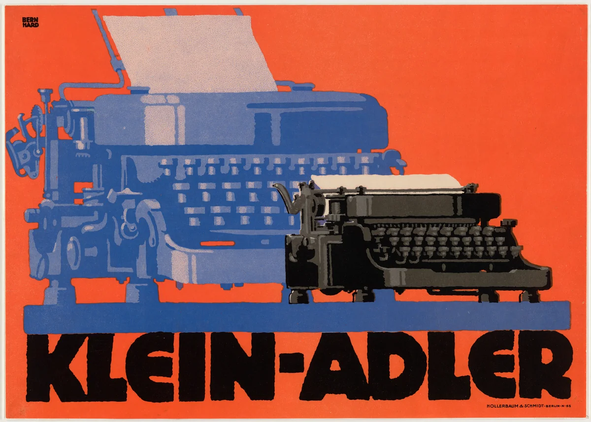 Klein-Adler by Lucian Bernhard, design, 1914