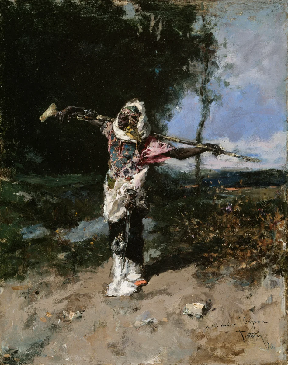 African Chief by Mariano Fortuny y Marsal, painting, 1870