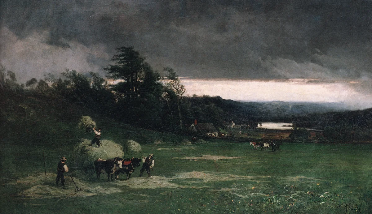 Approaching Storm by William Keith, artwork, 1880