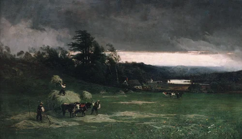 Approaching Storm by William Keith, artwork, 1880