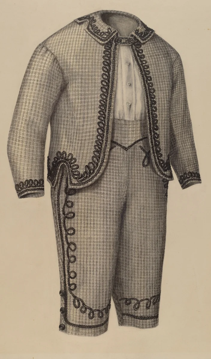 Boy's Suit by Julie C. Brush, index of american design, 1935-1942