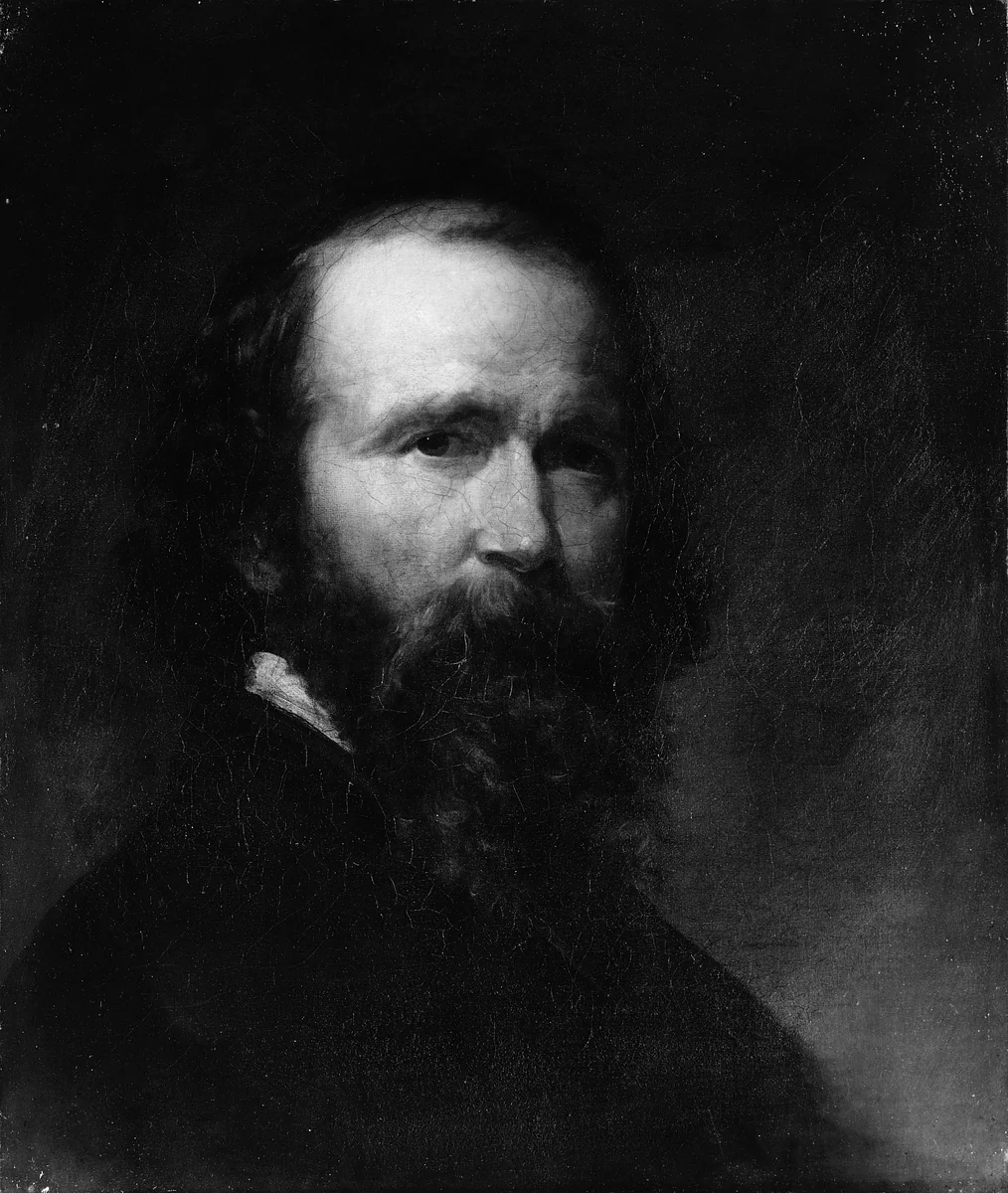 Self-portrait by Joseph Kyle, artwork, 1856-1859