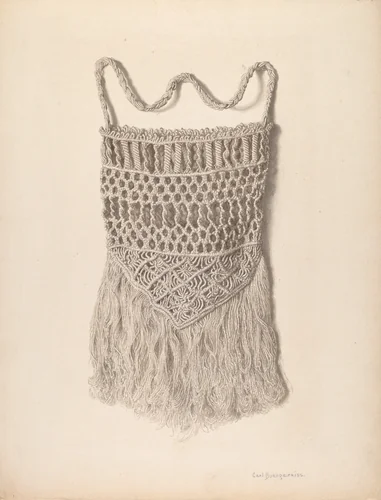 Handbag by Carl Buergerniss, index of american design, 1935-1942