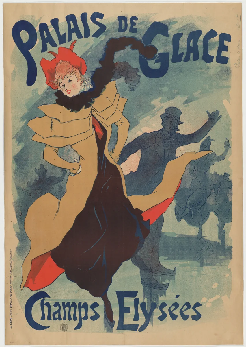Palais de Glace Champs Elysées by Jules Chéret, design, 1893