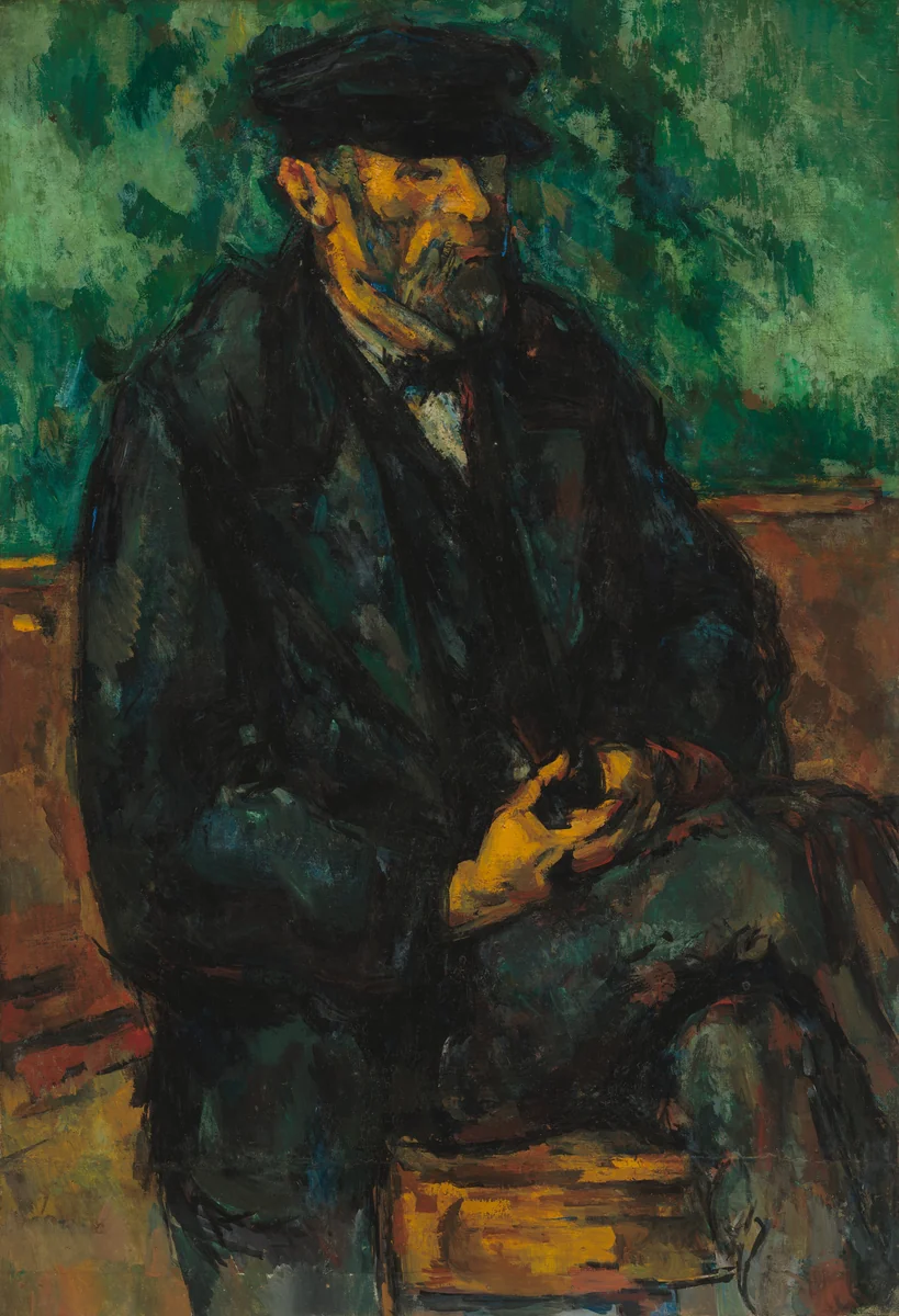 The Gardener Vallier by Paul Cezanne, painting, 1906